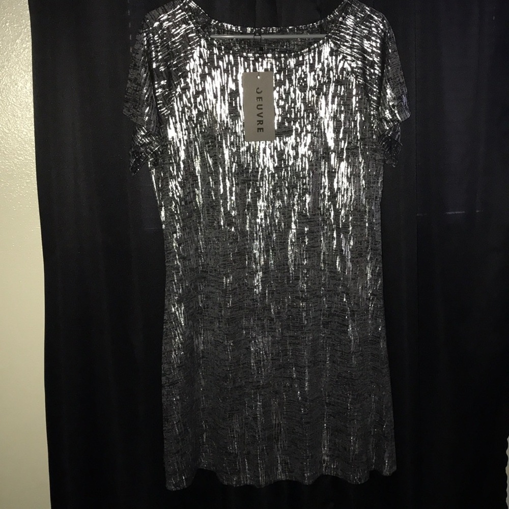 Black and Silver Dress